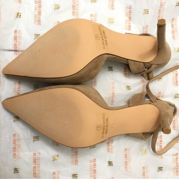 NWT MISS LOLA Nude Heels - Picture 4 of 8